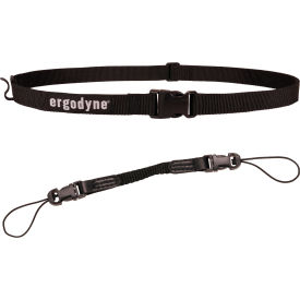 Ergodyne Squids 3135 Barcode Scanner Belt & Hook for Mobile Computers S Black 19167