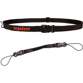 Ergodyne Squids 3135 Barcode Scanner Belt & Hook for Mobile Computers L Black 19168