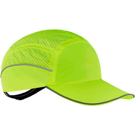 Ergodyne Skullerz® 8955 Lightweight Bump Cap Long Brim Lime 23352