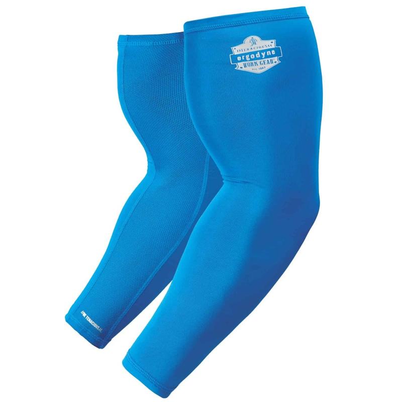 Ergodyne Chill-Its 6690 Cooling Arm Sleeve, 2X, Blue MPN:12186