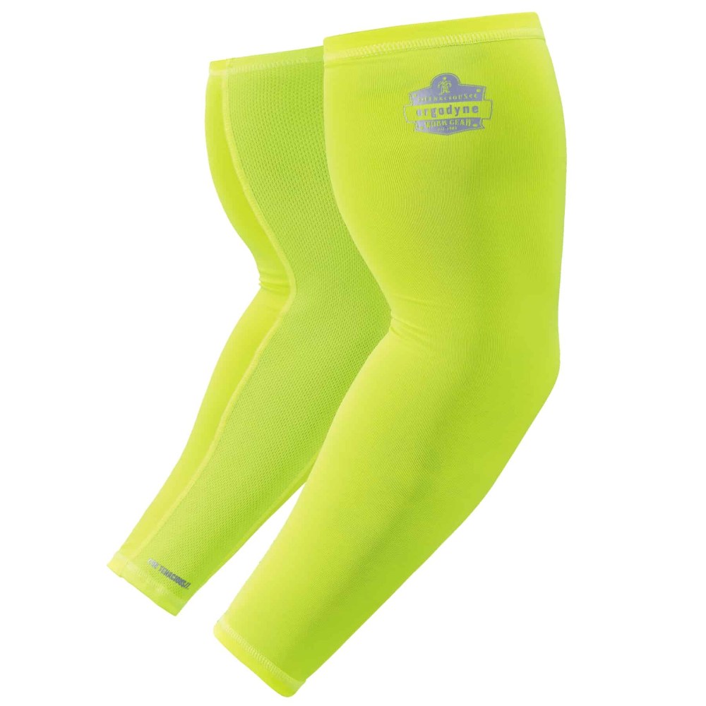 Ergodyne Chill-Its 6690 Cooling Arm Sleeve, Medium, Lime MPN:12283