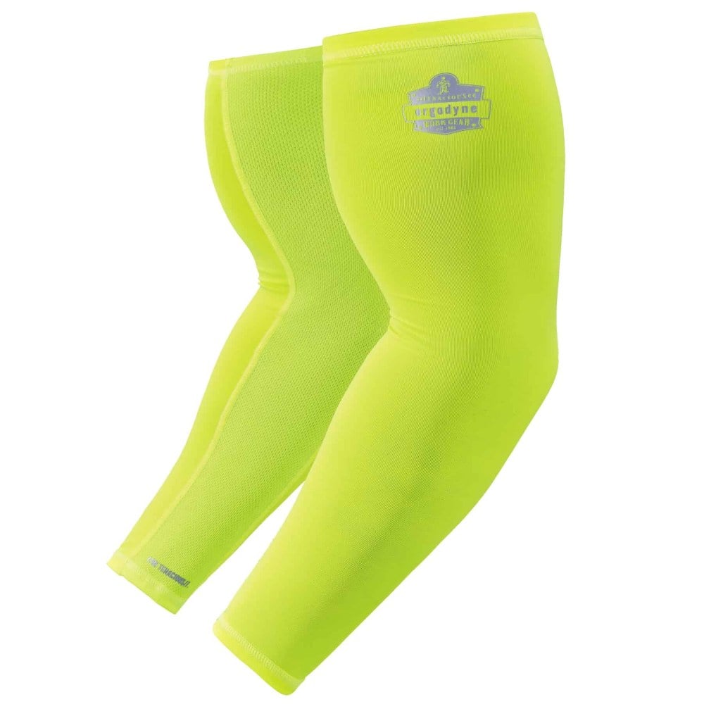 Ergodyne Chill-Its 6690 Cooling Arm Sleeve, Large, Lime MPN:12284