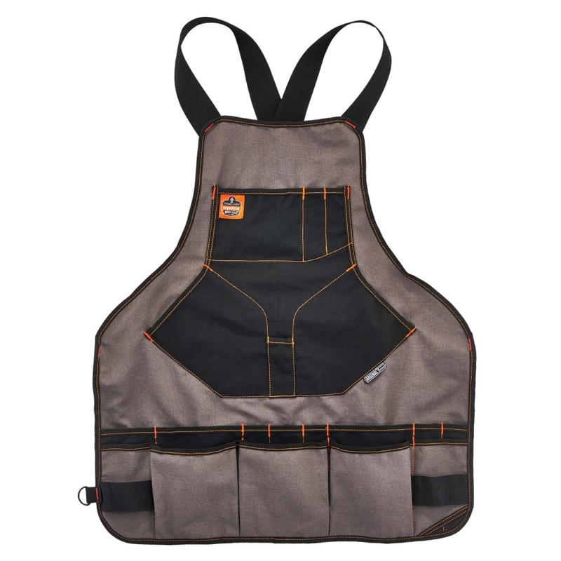 Ergodyne Arsenal 5704 Canvas Tool Apron, Gray MPN:13694