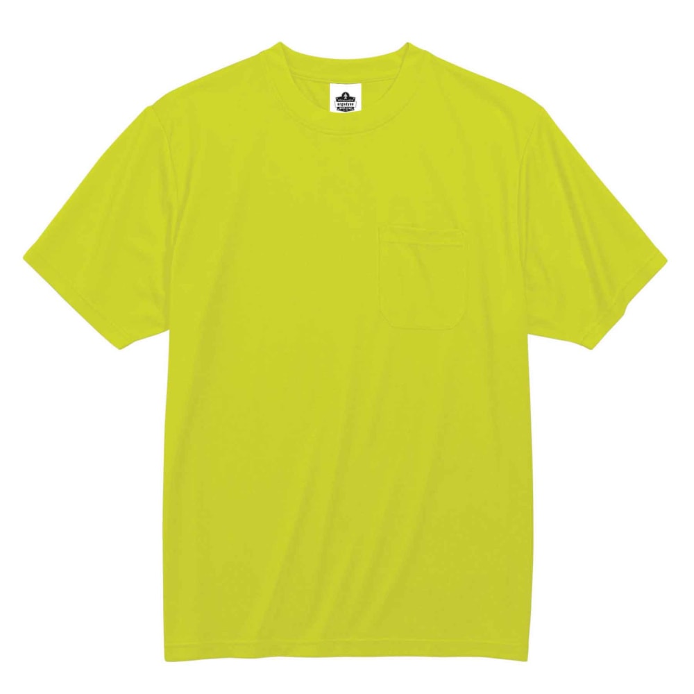 Ergodyne GloWear 8089 Non-Certified T-Shirt, 4X, Lime MPN:21558