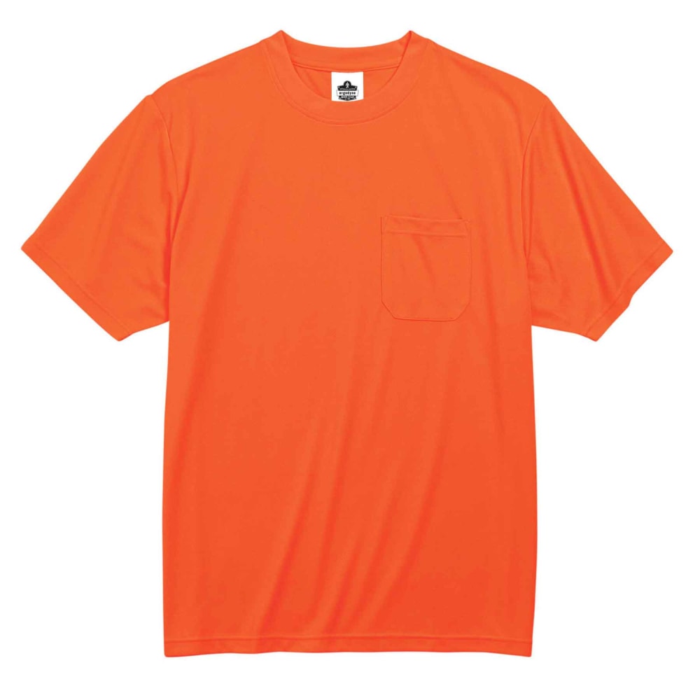 Ergodyne GloWear 8089 Non-Certified T-Shirt, 4X, Orange MPN:21568