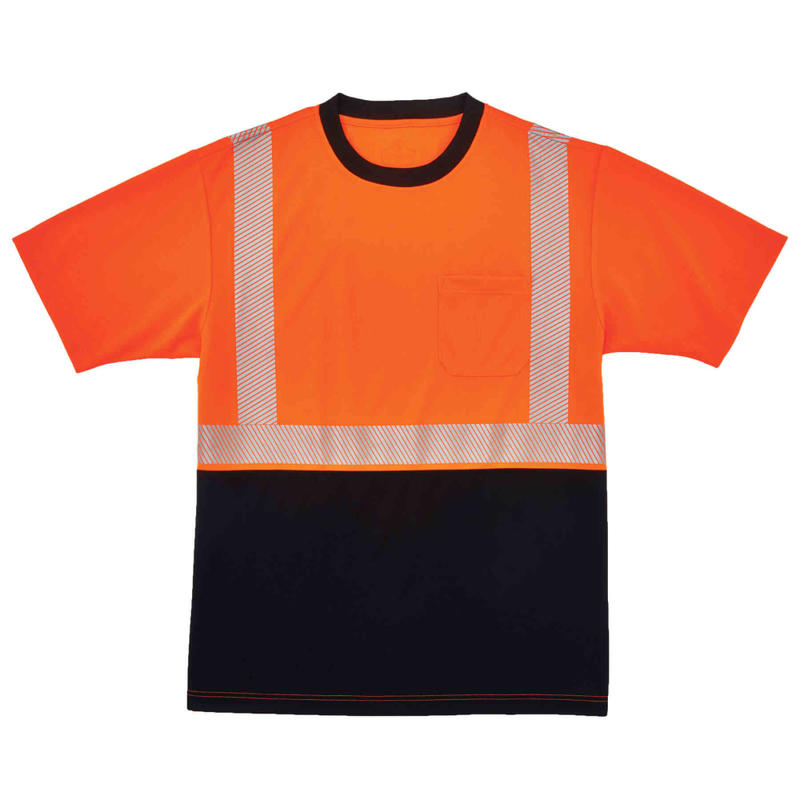 Ergodyne GloWear 8280BK Type R Class 2 Performance T-Shirt, Small, Orange MPN:22582