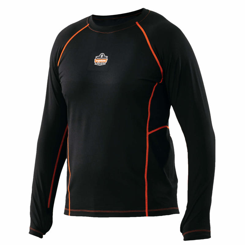 Ergodyne N-Ferno 6435 Thermal Long-Sleeve Base Layer, X-Large, Black MPN:40205