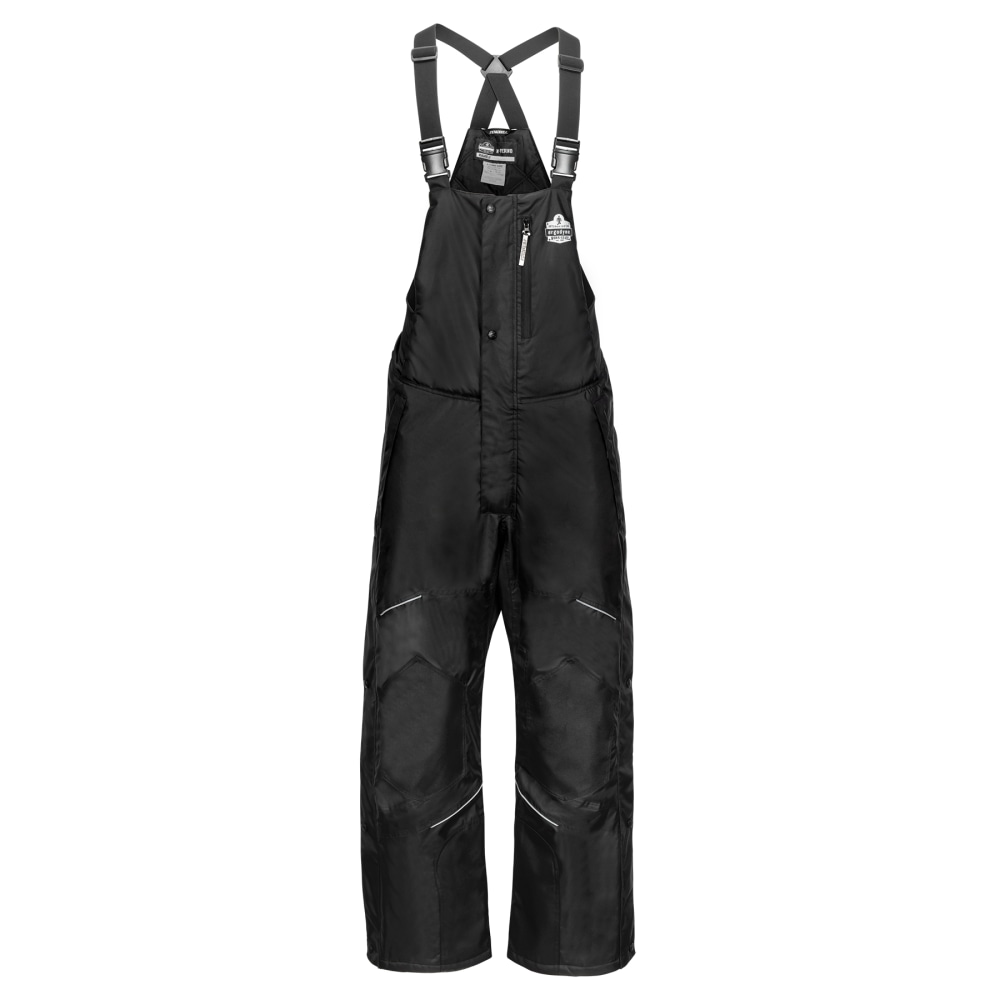 Ergodyne N-Ferno 6472 Insulated Bib Overalls, XL, Black MPN:41225