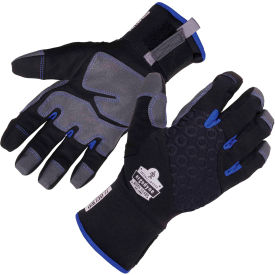 Ergodyne® ProFlex 817WP Thermal Waterproof Winter Work Gloves w/ Reinforced Palms 2XL Black 17376