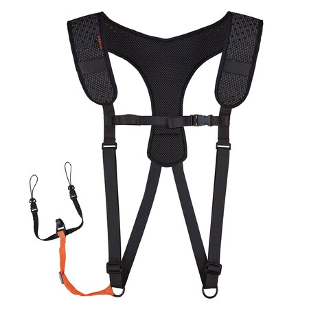 XL Black Barcode Scanner Harness + Lanyard MPN:3142