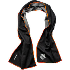 Chill-Its® 6602MF Evaporative Microfiber Cooling Towel Black 12668