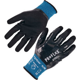 Ergodyne® ProFlex® 7251 Cut Resistant Gloves Nitrile Coated ANSI A5 M Black 10443