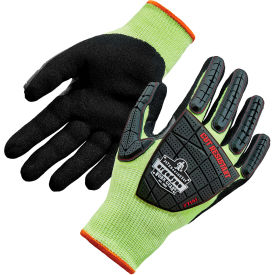 Ergodyne® Proflex 7141 DIR Cut Resistant Gloves Nitrile Coated ANSI A4 2XL Lime 1 Pair 17916 - Pkg Qty 12