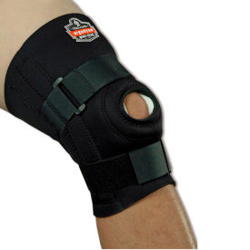 Ergodyne® 620 Knee Sleeve; Open Patella/Spiral Stays Black Large 16544