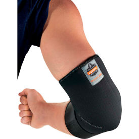 Ergodyne® Proflex® 655 Neoprene Elbow Sleeve with Strap Black Medium 16583