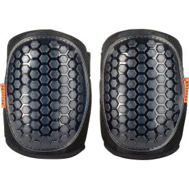 Ergodyne® ProFlex® 367 Lightweight Gel Knee Pads Round Cap Black 18467 18467