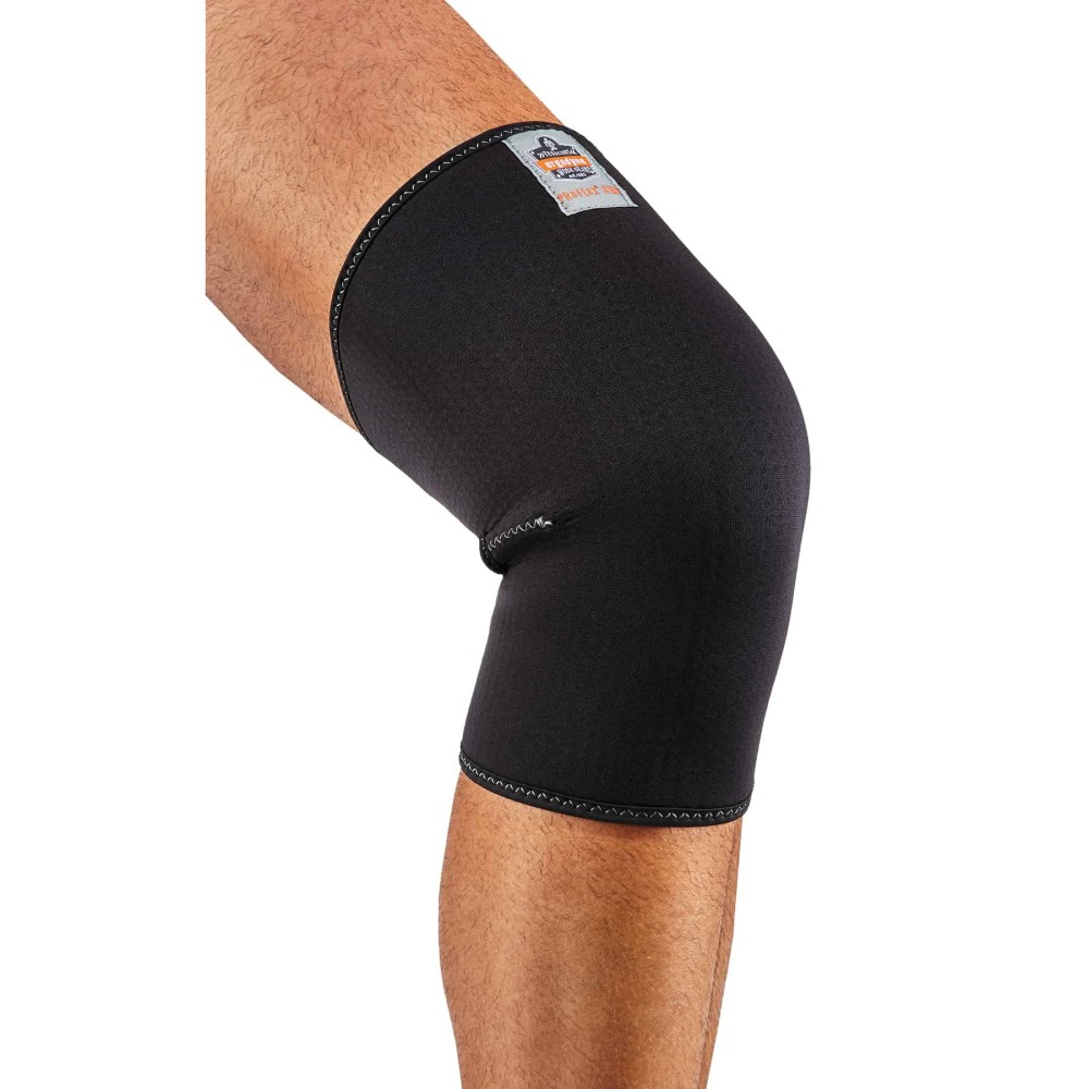 Ergodyne Proflex 600 Knee Sleeve, Single Layer, X-Large, Black MPN:16505