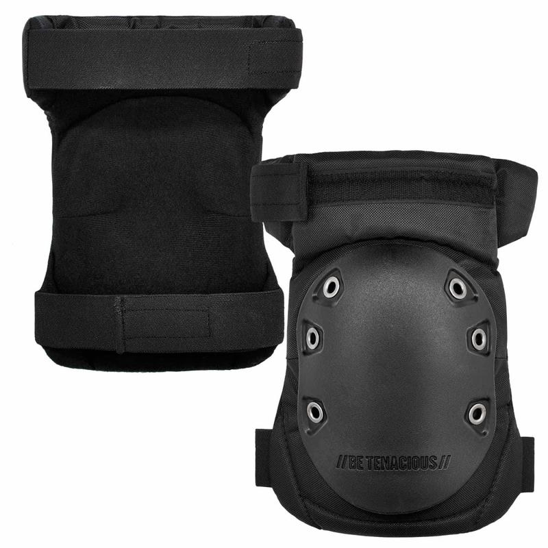 Ergodyne ProFlex 435HL Gel Knee Pad, Hinged Rubber Cap, One Size, Black, Pack Of 2 Knee Pads MPN:18436