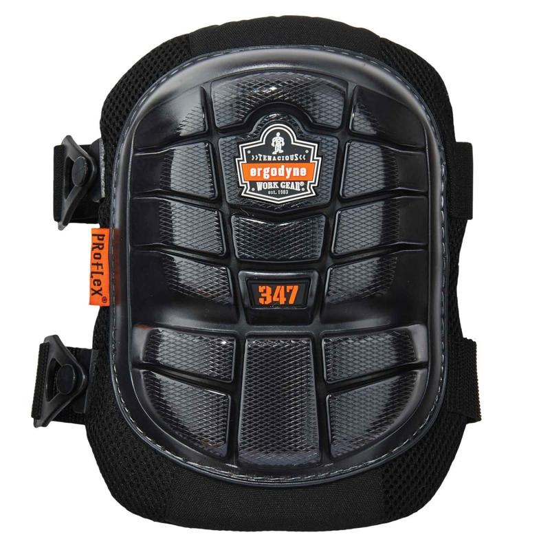 Ergodyne ProFlex Gel Knee Pads, Lightweight Long Cap, One Size, Black, 347 MPN:18447