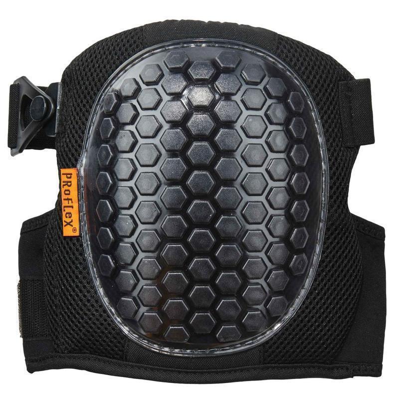 Ergodyne ProFlex 367 Gel Knee Pads, Lightweight Round Cap, One Size, Black MPN:18467