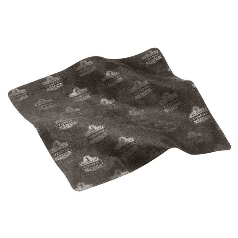 Ergodyne Skullerz 3216 Microfiber Cleaning Cloths, Black, Pack Of 12 Cloths MPN:19216