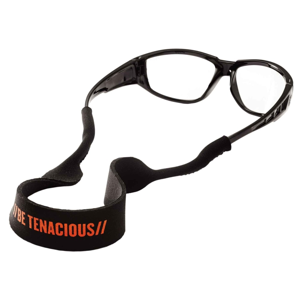 Ergodyne Skullerz 3275 Neoprene Eyewear Lanyards, Black, Pack Of 6 Lanyards MPN:19402