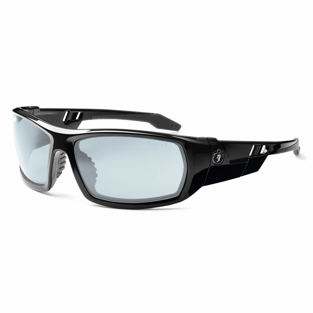 Ergodyne Skullerz Safety Glasses, Odin, Anti-Fog, Black Frame, Indoor/Outdoor Lens MPN:50083