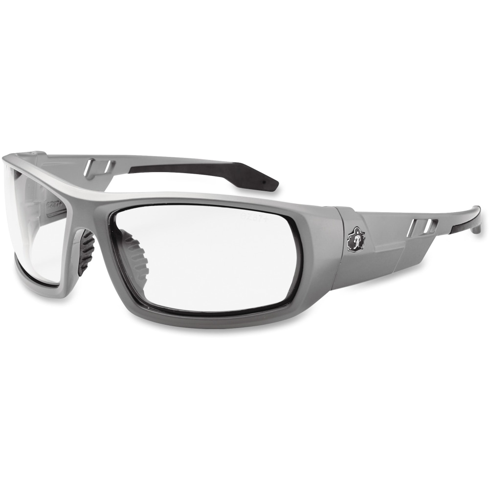 Ergodyne Skullerz Safety Glasses, Odin, Anti-Fog, Matte Gray Lens MPN:50103
