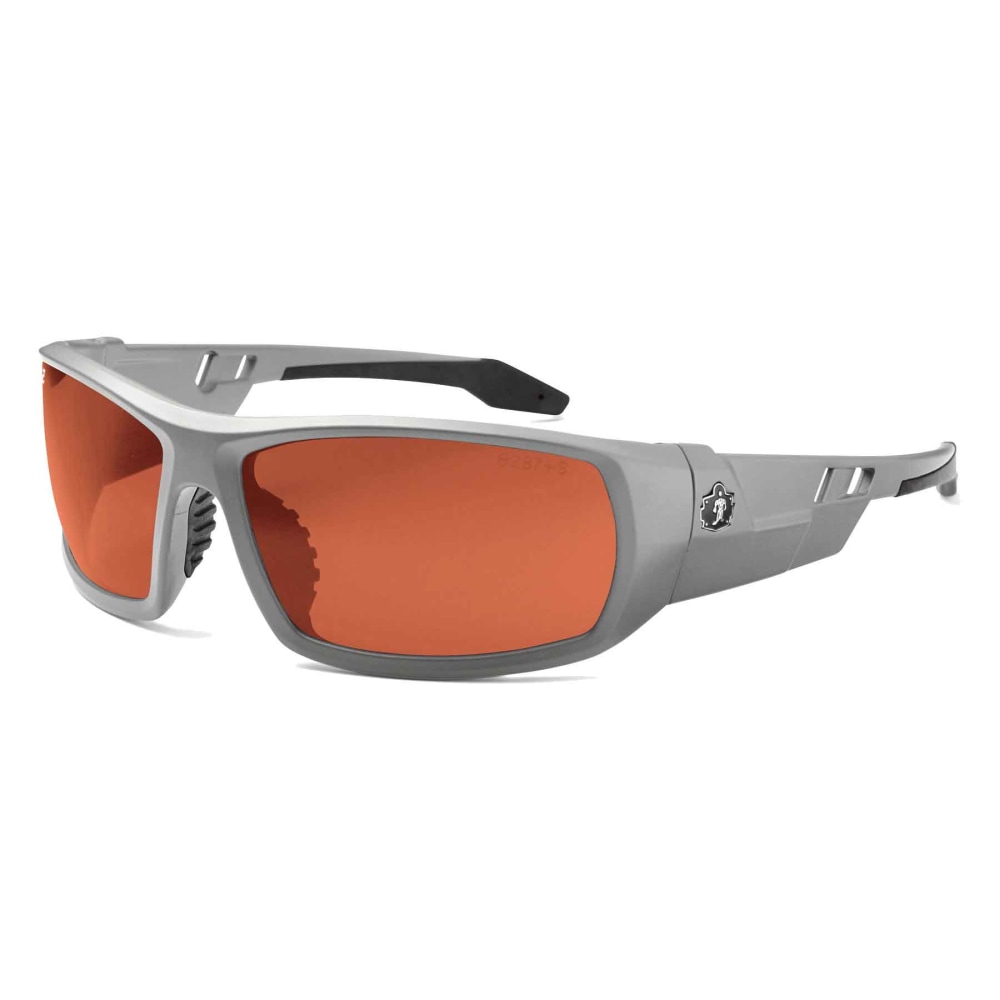 Ergodyne Skullerz Safety Glasses, Odin, Polarized, Matte Gray Frame, Copper Lens MPN:50121