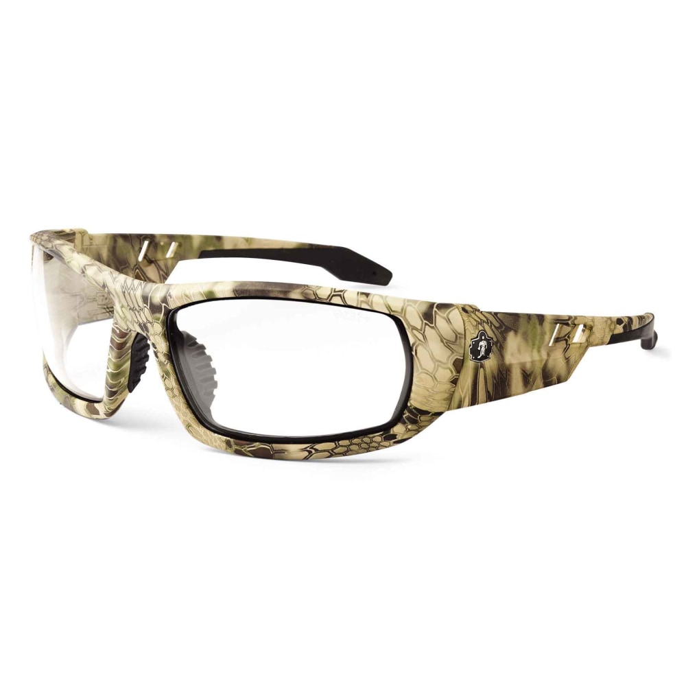 Ergodyne Skullerz Safety Glasses, Odin, Anti-Fog, Kryptek Highlander Frame, Clear Lens MPN:50303
