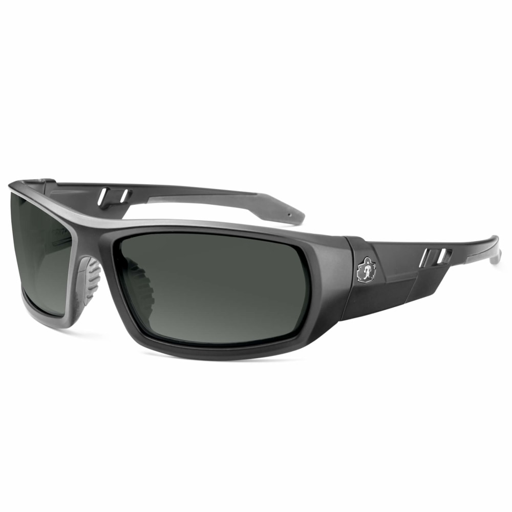Ergodyne Skullerz Safety Glasses, Odin, Matte Black Frame Smoke Lens MPN:50430