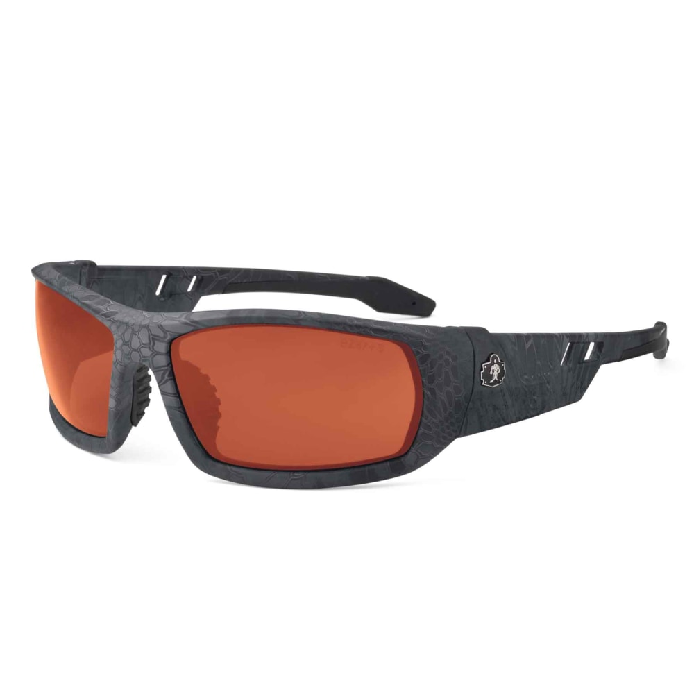 Ergodyne Skullerz Safety Glasses, Odin, Kryptek Typhon Frame, Copper Lens MPN:50520