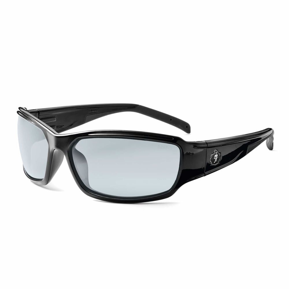 Ergodyne Skullerz Safety Glasses, Thor, Anti-Fog, Black Frame, Indoor/Outdoor Lens MPN:51083