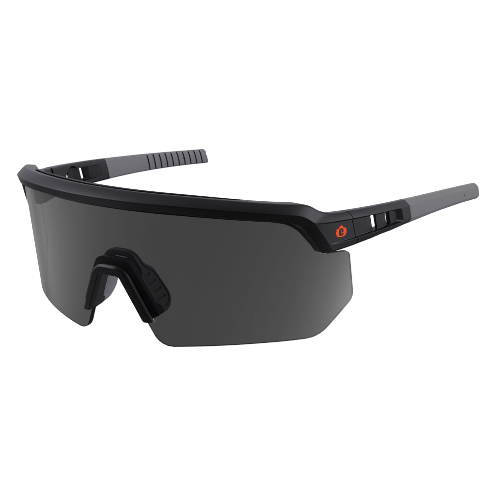 Ergodyne Skullerz AEGIR-AFASPZ Anti-Scratch And Enhanced Anti-Fog Safety Glasses, 1 Size, Matte Black/Smoke Lens MPN:55063