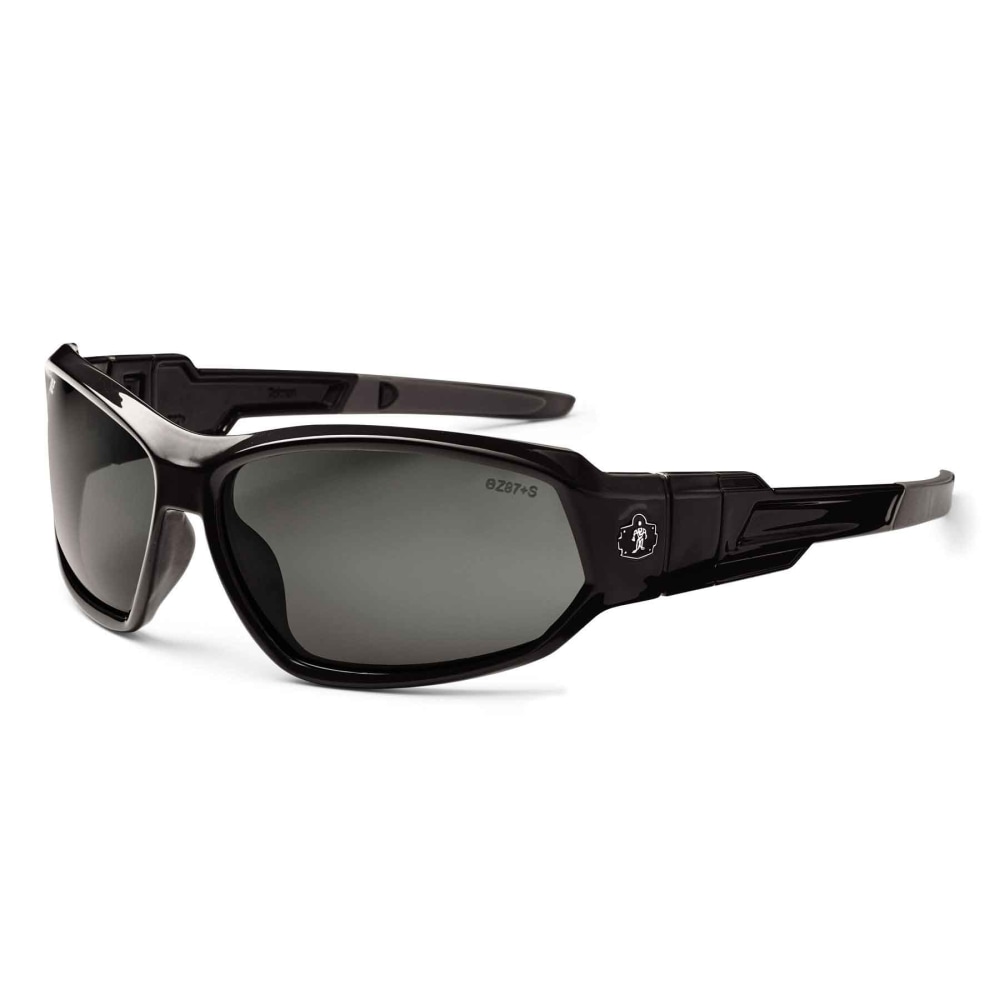 Ergodyne Skullerz Safety Glasses, Loki, Black Frame Smoke Lens MPN:56030