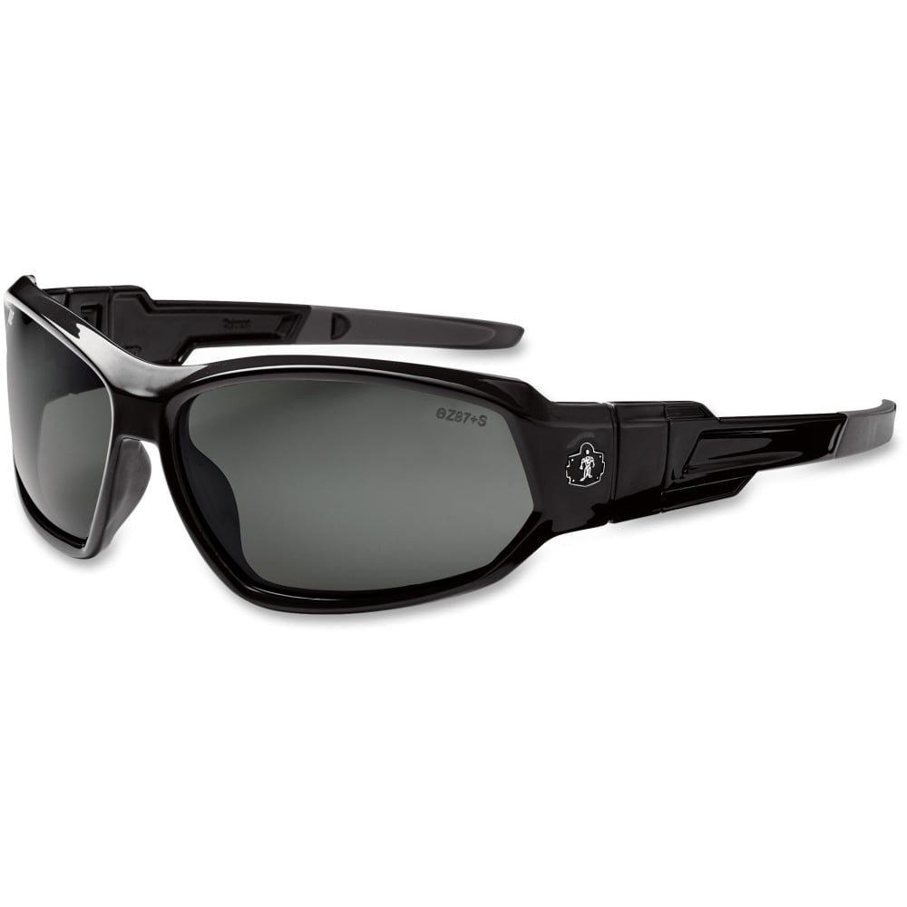 Ergodyne Skullerz LOKI Anti-Fog Smoke Lens Black Safety Glasses // Sunglasses MPN:56033