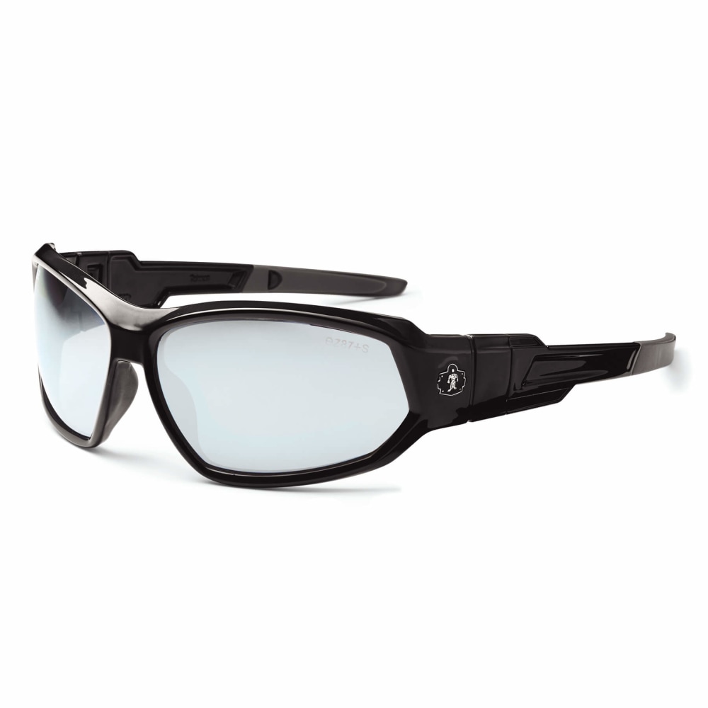 Ergodyne Skullerz Safety Glasses, Loki, Anti-Fog, Black Frame, Indoor/Outdoor Lens MPN:56083