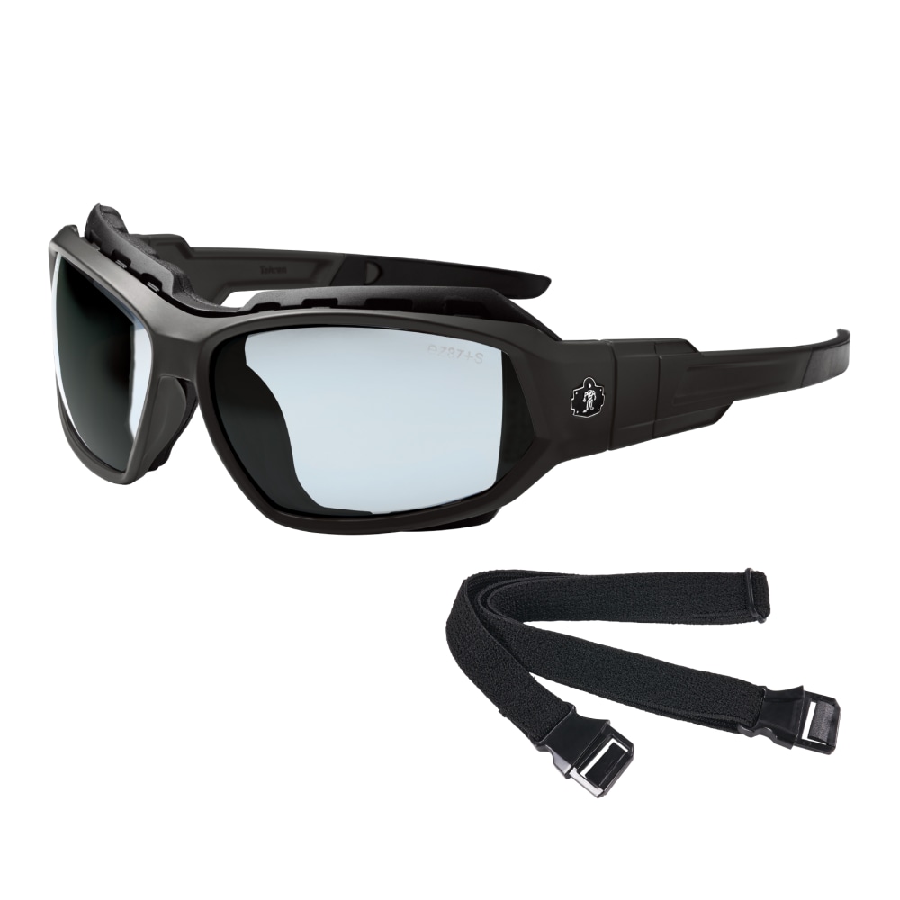 Ergodyne Skullerz LOKI-AFAS Safety Spoggles, Matte Black Frame/Outdoor Lens MPN:56085