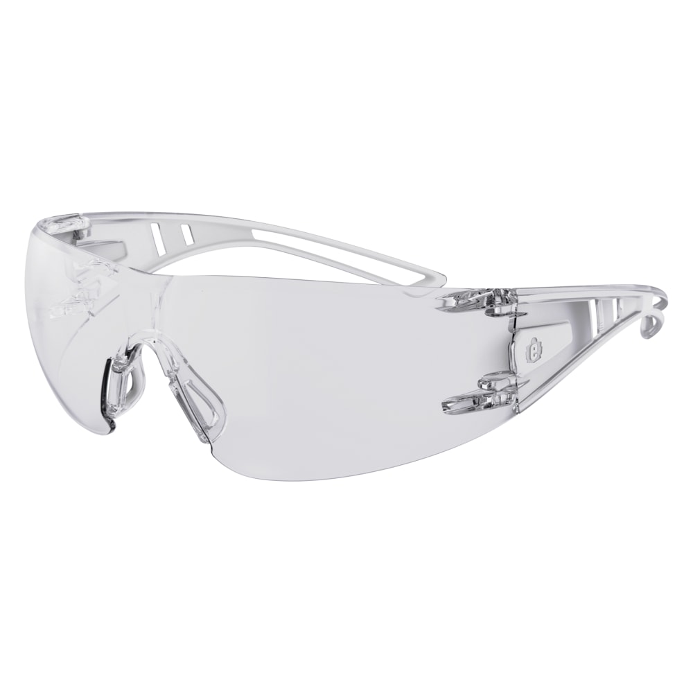 Ergodyne Skullerz VORDR Safety Glasses, 1 Size, Clear Lens, Pack Of 12 Glasses MPN:58101