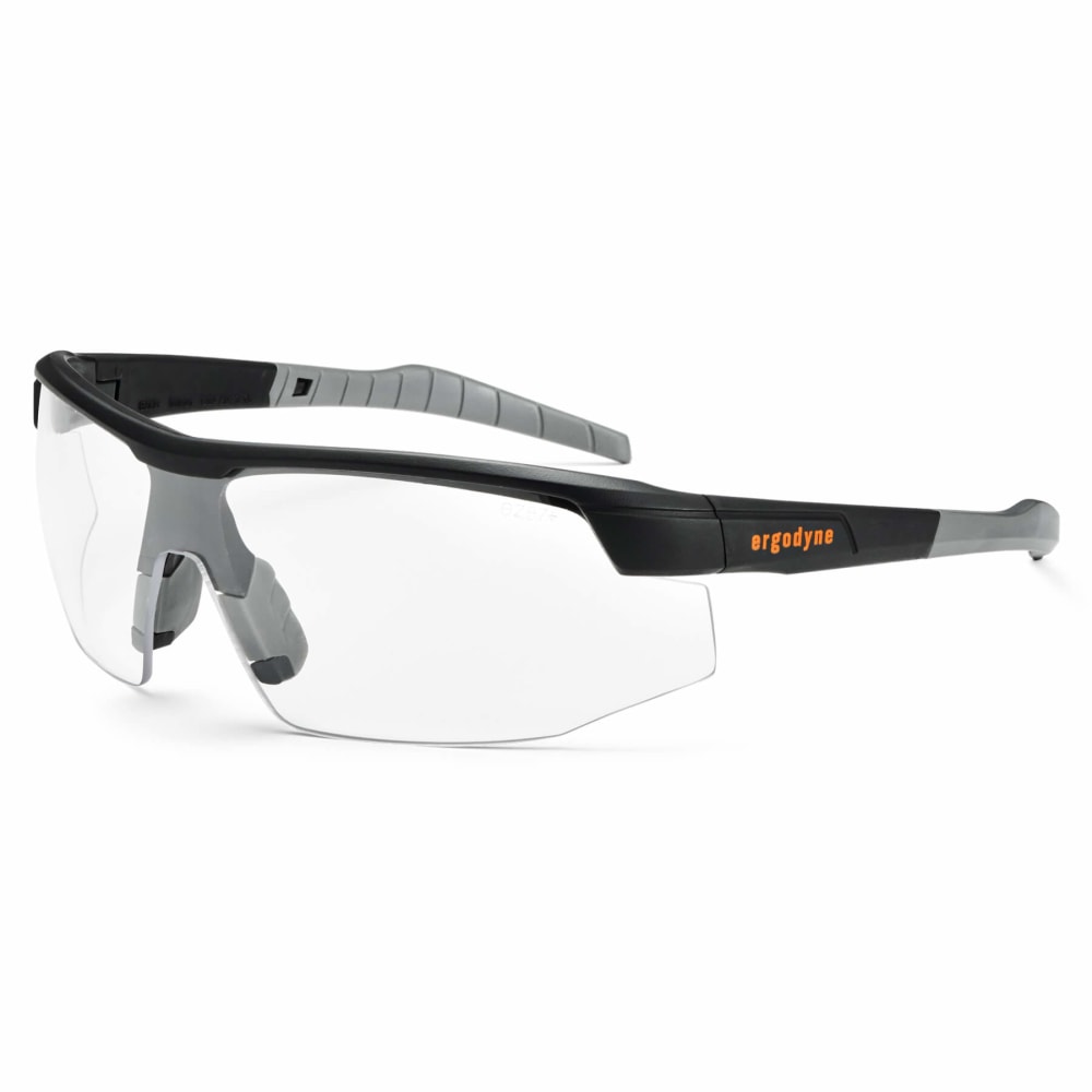 Ergodyne Skullerz Safety Glasses, SkOll, Matte Black Frame Clear Lens MPN:59000