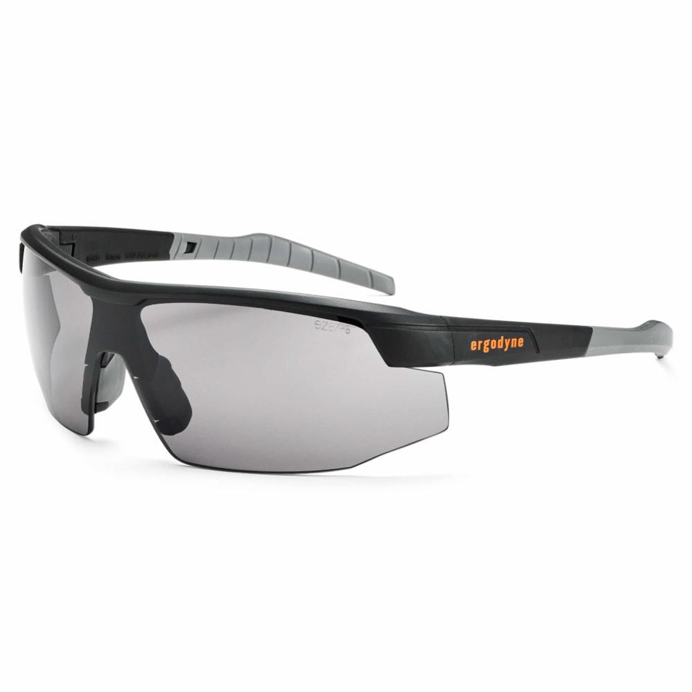Ergodyne Skullerz Safety Glasses, SkOll, Matte Black Frame Anti-Fog Smoke Lens MPN:59033