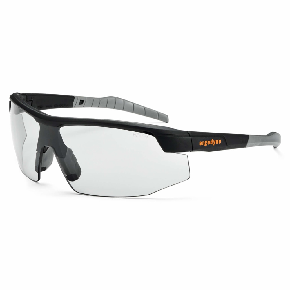 Ergodyne Skullerz Safety Glasses, SkOll, Matte Black Frame Indoor/Outdoor Lens MPN:59080