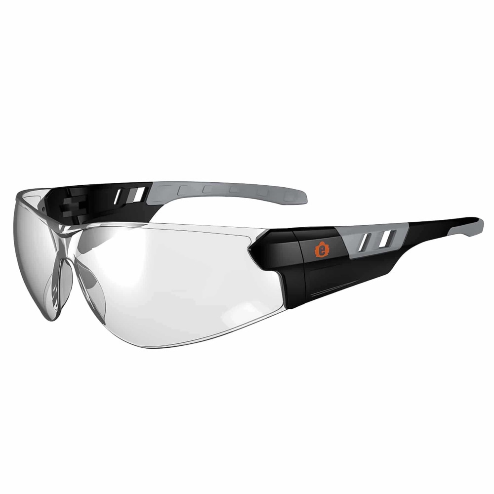 Ergodyne Skullerz SAGA Frameless Safety Glasses, One Size, Matte Black Frame, Indoor/Outdoor Lens MPN:59180