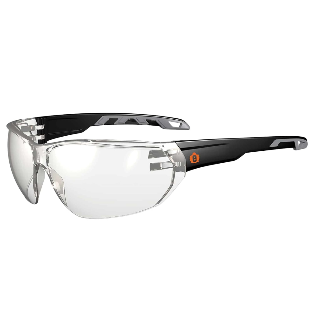 Ergodyne Skullerz VALI Frameless Safety Glasses, One Size, Matte Black Frames, Indoor/Outdoor Lens MPN:59280