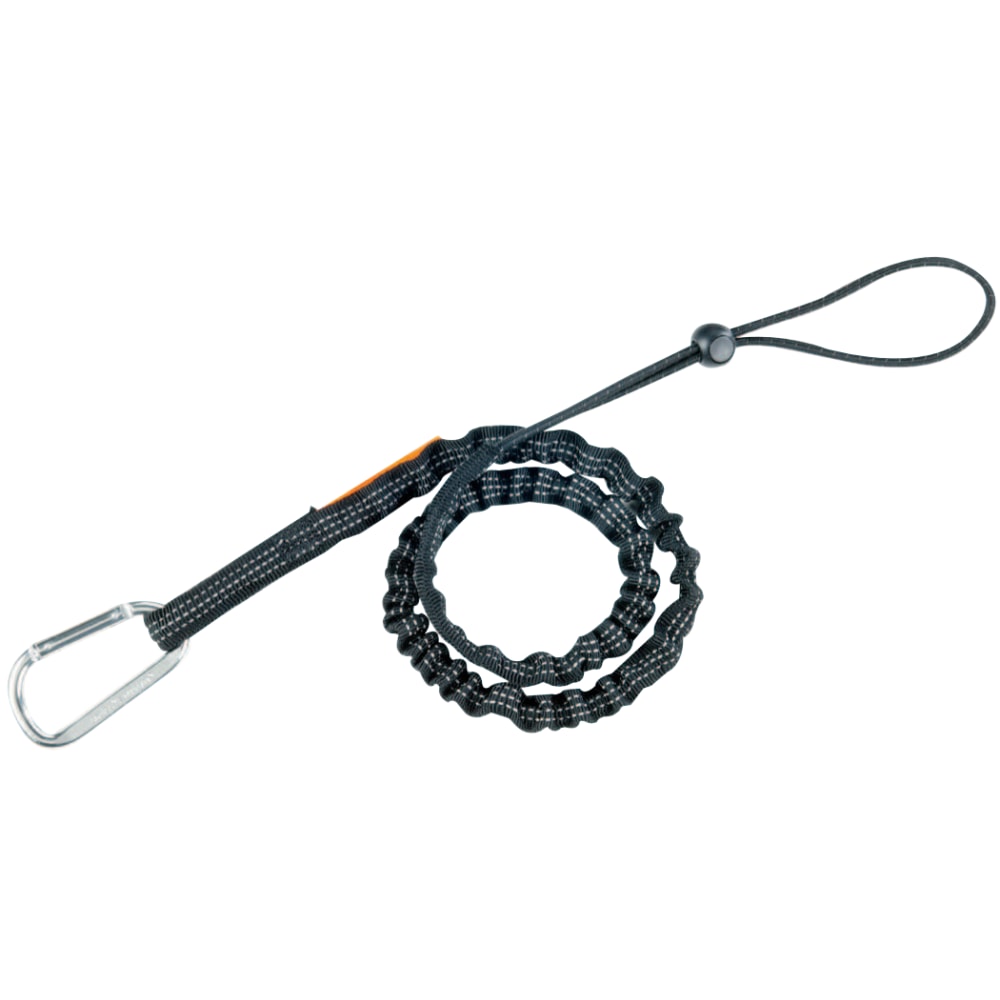 Ergodyne Squids 3100 10-Lb Single-Carabiner Tool Lanyard, 35in, Black MPN:19002