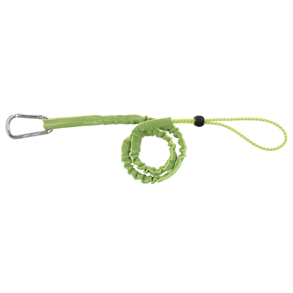 Ergodyne Squids 3100 10-Lb Single-Carabiner Tool Lanyard, 35in, Lime MPN:19003