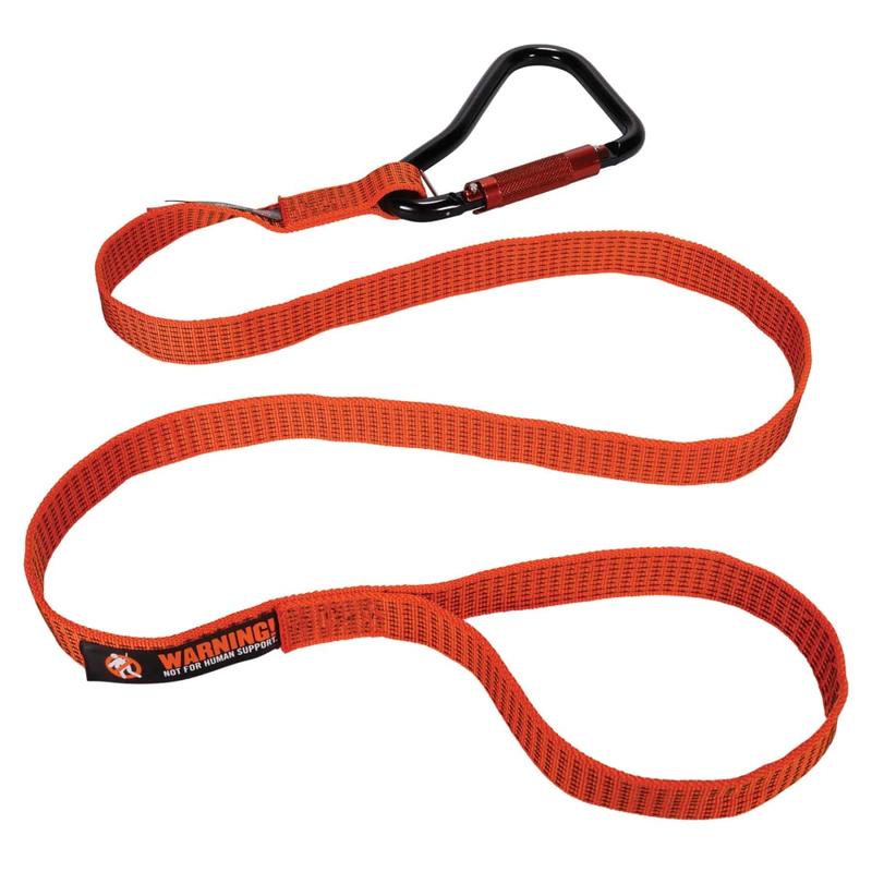 Ergodyne Squids 3148 Tool Lanyard With XL Carabiner And Loop, 76in, Orange MPN:19148