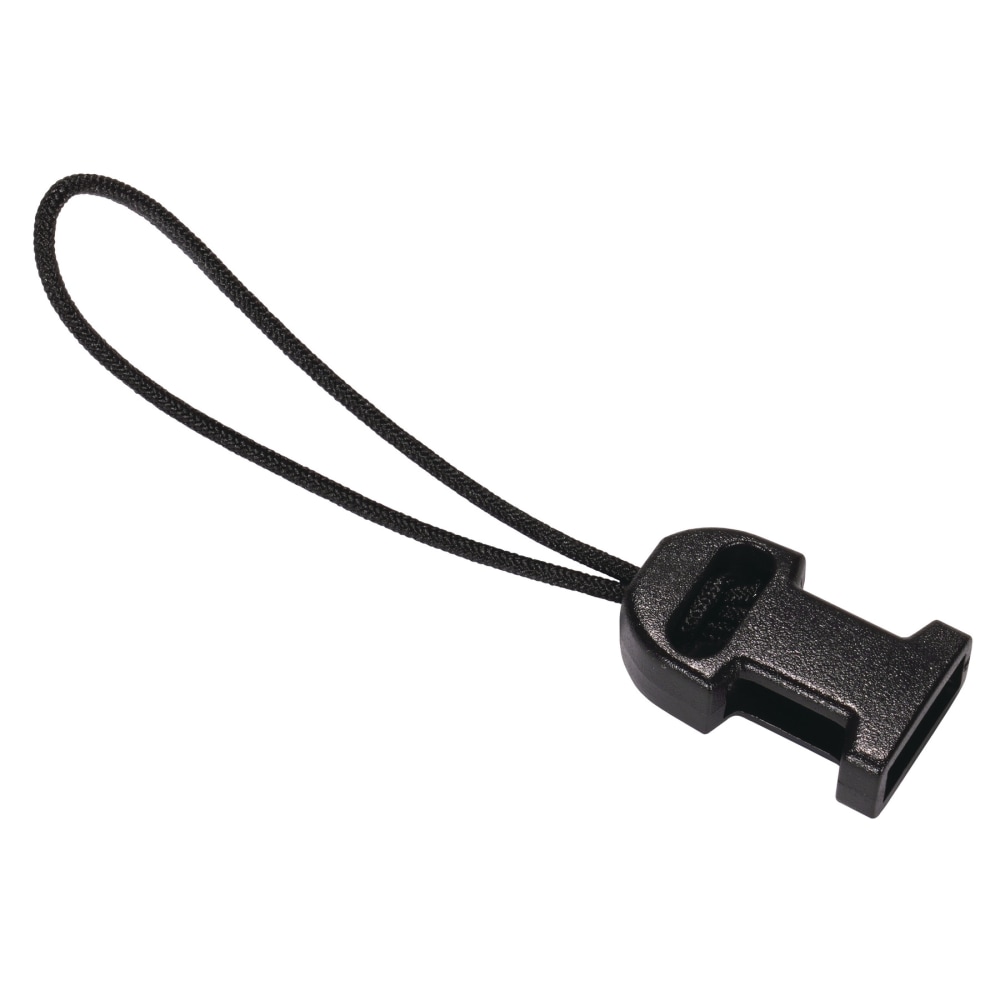 Ergodyne Squids 3133 Scanner Lanyard Loop Attachments, 3in, Black, Pack Of 10 Attachments MPN:19165