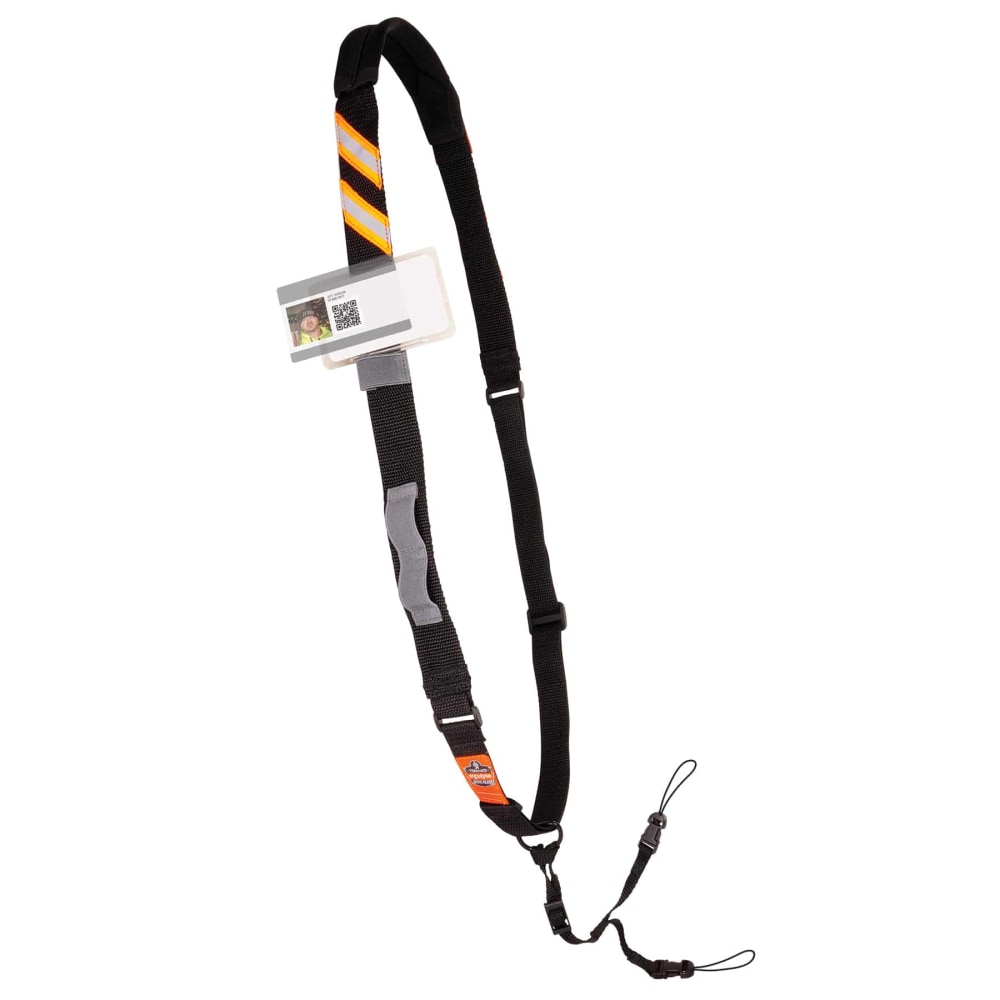 Ergodyne Squids 3137 Barcode Scanner Sling And Lanyard With Shoulder Padding, Black MPN:19177