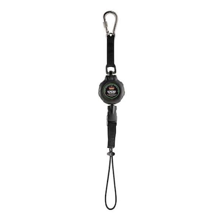 Retractable Single Carabiner w/Loop End - 2LB MPN:19301